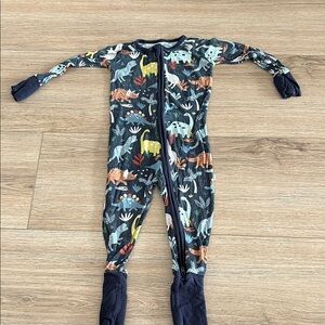 Little Sleepies 12-18M Dinosaur Print Kids One Piece